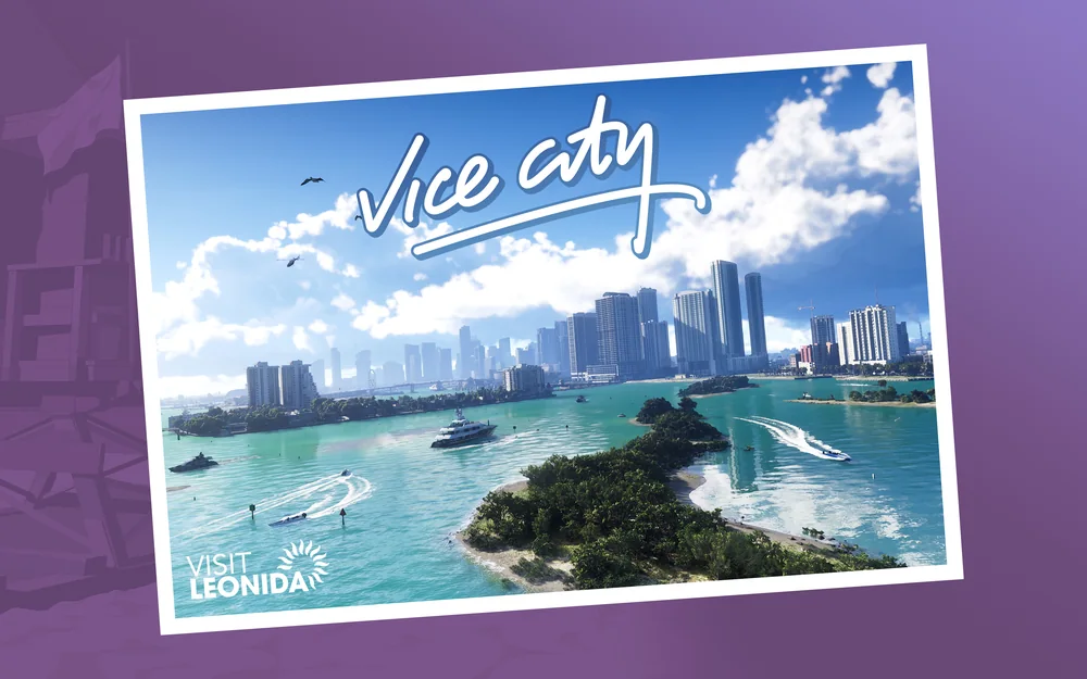 Carte postale de Vice City